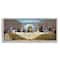 Stupell Industries Last Supper Safari Animal Version King Lion Framed Wall Art